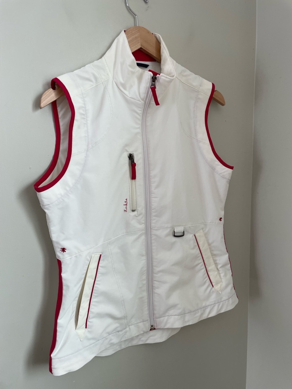 Luhta Finland White Softshell Performance Vest Size Medium Activewear Hiking - Picture 4 of 12